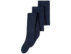 Name It dark sapphire strømpebukser bomuld (2-pack)